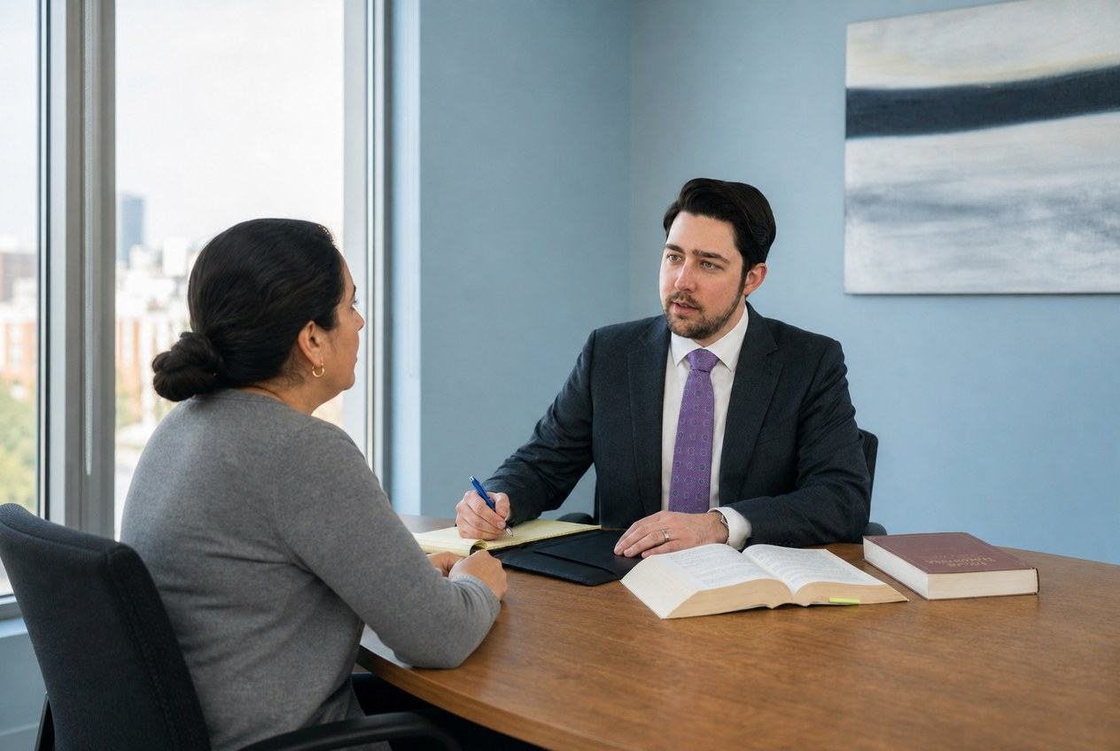 Person scheduling a phone consultation